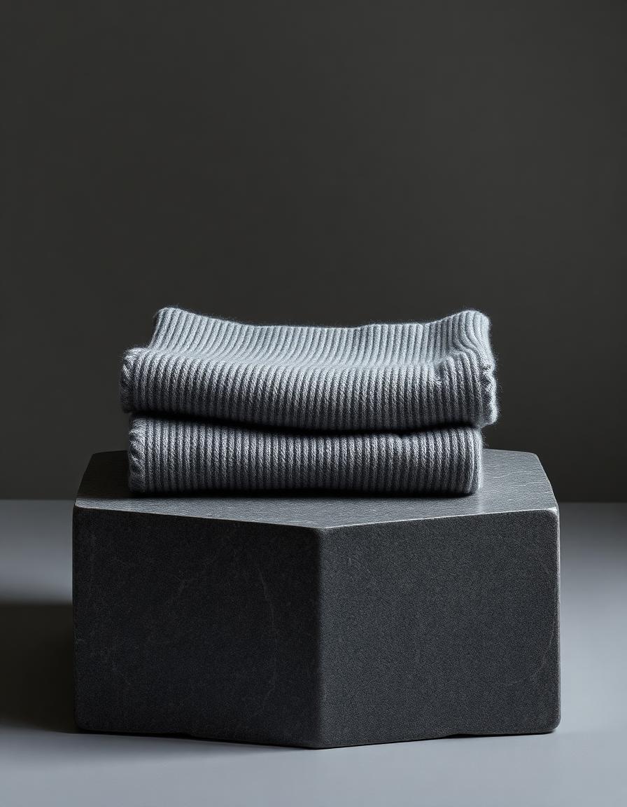 The Essential Knit in grey cashmere, ODCORRECT